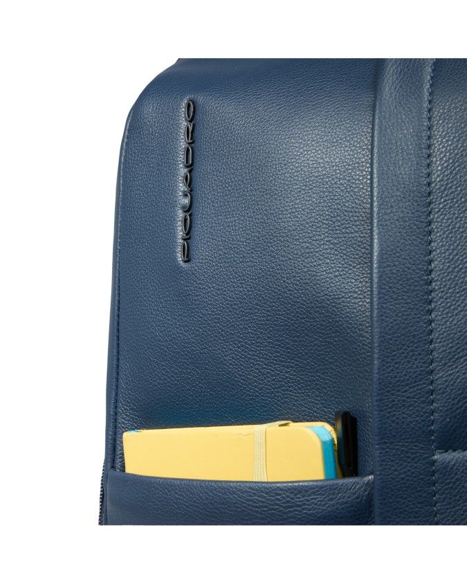  Piquadro - Zaino uomo porta pc 14'' in pelle RFID Russel