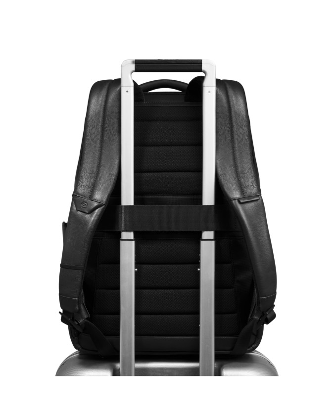  Piquadro - Zaino uomo porta pc 15.6'' in pelle RFID Russel