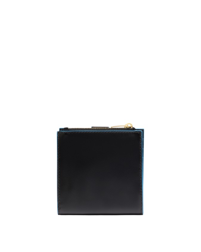  Piquadro - Portacarte donna con portamonete in pelle Blue
