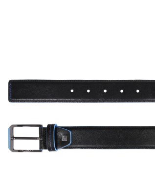  Piquadro - Cintura uomo in pelle con fibbia ad ardiglione Blue 2