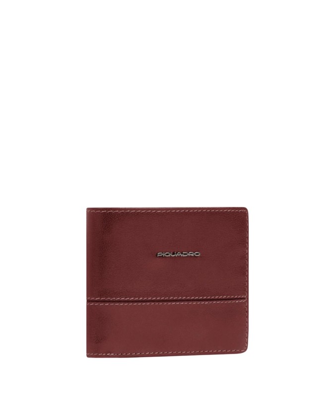  Piquadro - Portafoglio uomo in pelle con porta documenti RFID