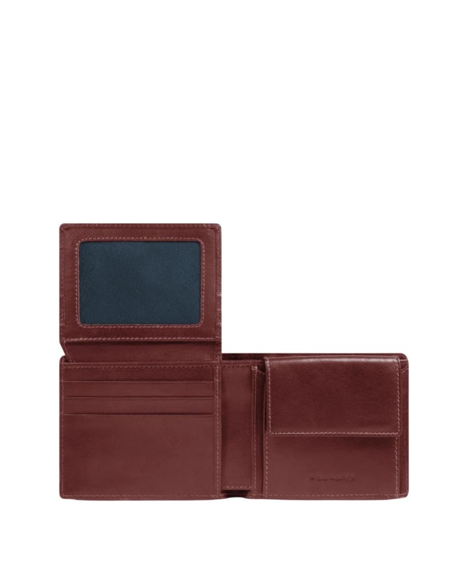  Piquadro - Portafoglio uomo in pelle con porta documenti RFID