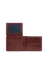  Piquadro - Portafoglio uomo in pelle con porta documenti RFID