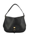  The Bridge - Borsa a spalla in pelle grande con patta frontale