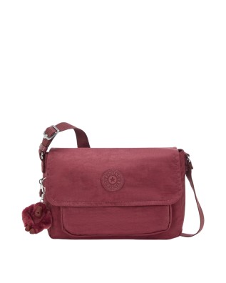  Kipling - Borsa a tracolla media in poliestere riciclato con