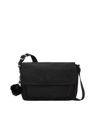  Kipling - Borsa a tracolla media in poliestere riciclato con 2