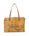 Alviero Martini Prima Classe – Einkaufstasche aus Stoff Geo Classic