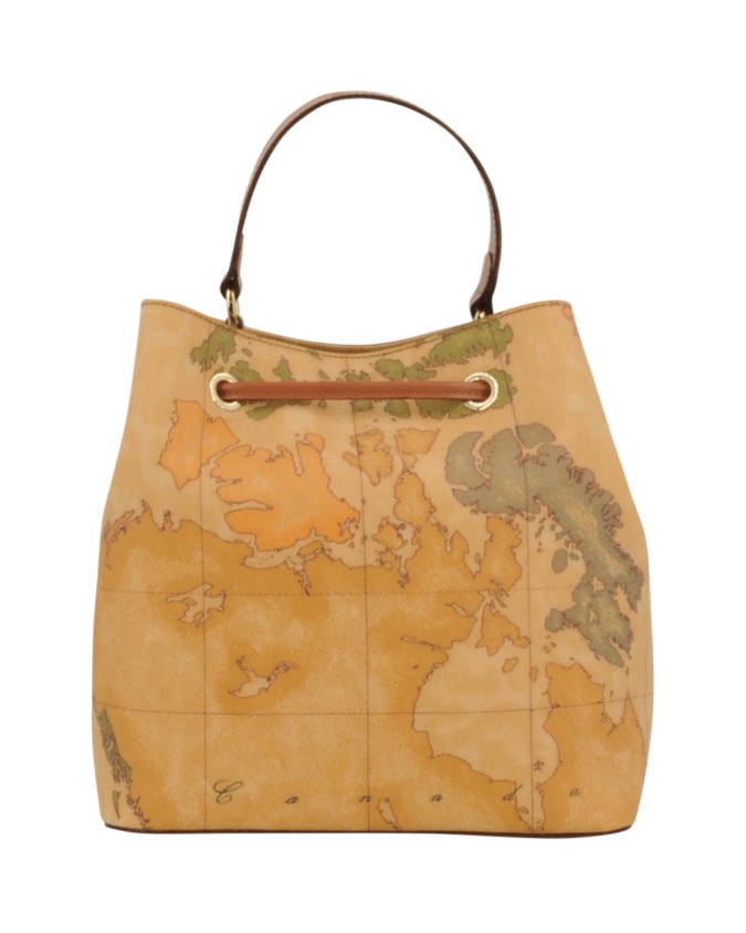  Alviero Martini Prima Classe - Borsa a Secchiello con Coulisse