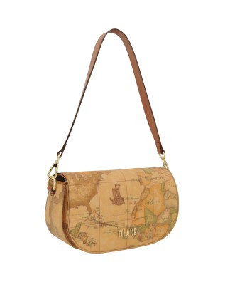Alviero Martini Prima Classe - Shoulder Bag with Geo...