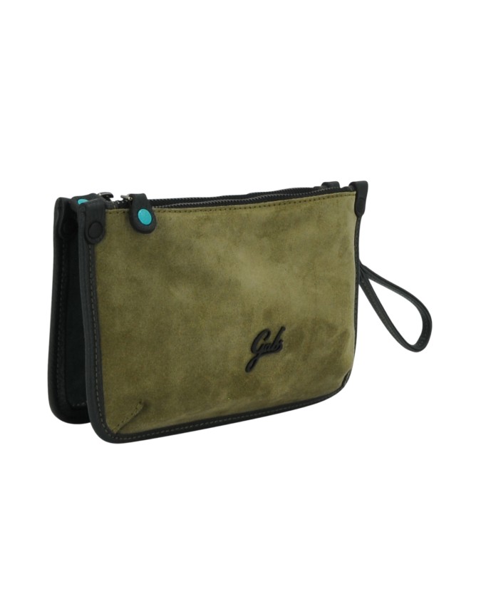  Gabs - Borsa a Tracolla in Pelle Bicolor Bella Tg. 