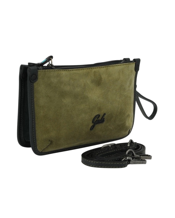  Gabs - Borsa a Tracolla in Pelle Bicolor Bella Tg. 