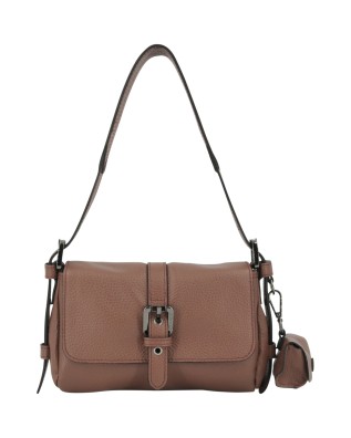 Gabs - Sansa Leather Shoulder Bag, Size S, Bull Black -...