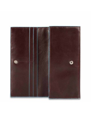 Piquadro - Women's mahogany leather wallet - Mahogany