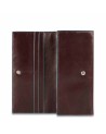 Piquadro - Women's mahogany leather wallet - Mahogany