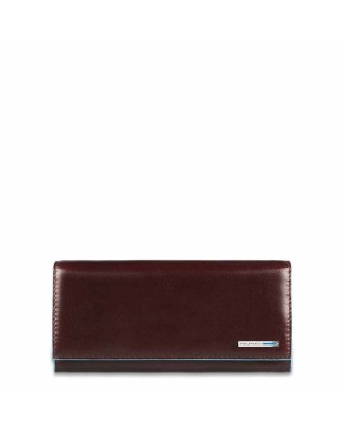 Piquadro - Women's mahogany leather wallet - Mahogany 2