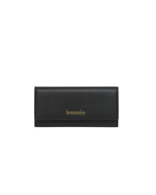 Braccialini - Damenbrieftasche aus Continental-Leder mit...