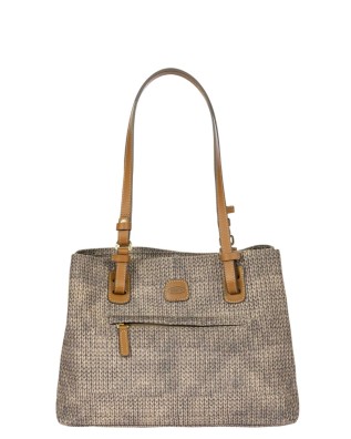  Bric's - Borsa a Spalla Tre Scomparti in Nylon X-Bag