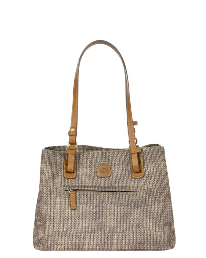  Bric's - Borsa a Spalla Tre Scomparti in Nylon X-Bag
