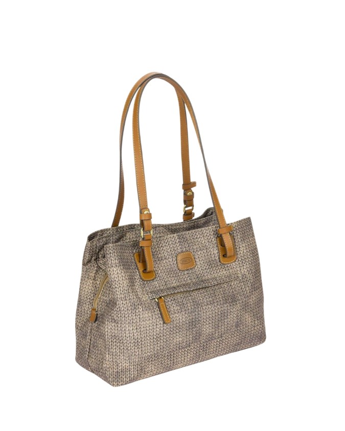  Bric's - Borsa a Spalla Tre Scomparti in Nylon X-Bag