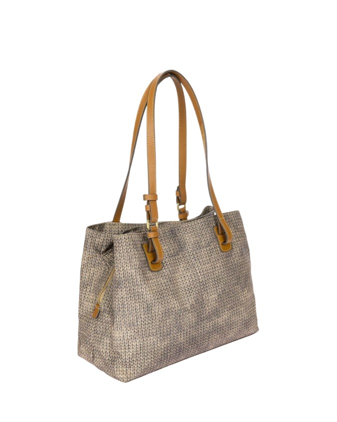  Bric's - Borsa a Spalla Tre Scomparti in Nylon X-Bag