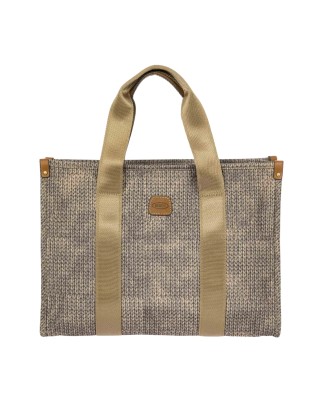 Bric's - Square Handbag, Size M, in Opera Nylon X-Bag