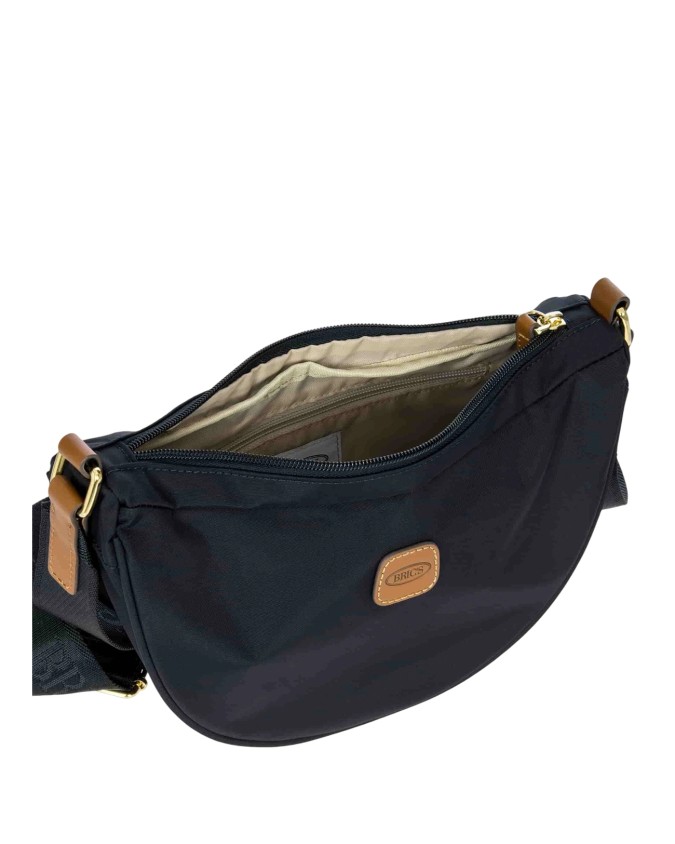  Bric's - Borsa a Tracolla Mezzaluna piccola in Nylon X-Bag