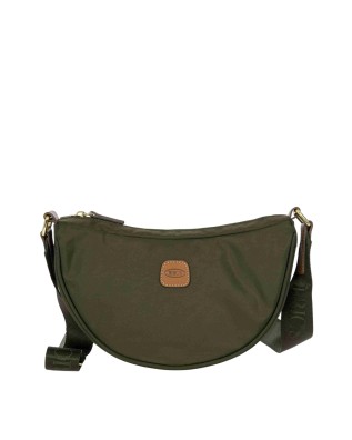  Bric's - Borsa a Tracolla Mezzaluna piccola in Nylon X-Bag