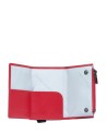 Piquadro x Ducati - Leather and Metal Wallet with Coin Pocket