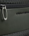  Piquadro - Zaino da Viaggio Modulare 2 in 1 in Pelle e Tessuto