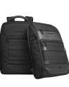  Piquadro - Zaino da Viaggio Modulare 2 in 1 in Pelle e Tessuto