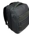  Piquadro - Zaino da Viaggio Modulare in Pelle e Tessuto Porta