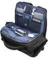  Piquadro - Zaino da Viaggio Modulare in Pelle e Tessuto Porta