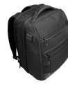  Piquadro - Zaino da Viaggio Modulare in Pelle e Tessuto Porta