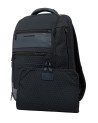  Piquadro - Zaino da Viaggio Modulare in Pelle e Tessuto Porta