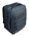  Piquadro - Zaino da Viaggio Modulare in Pelle e Tessuto Porta
