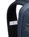  Piquadro - Zaino da Viaggio Modulare in Pelle e Tessuto Porta