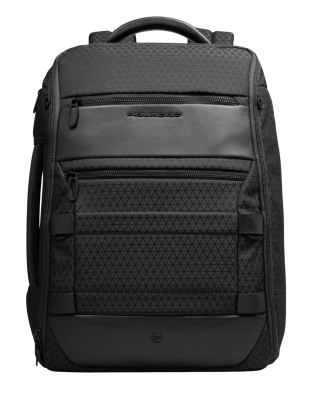 Piquadro - Modular Leather and Fabric Travel Backpack... 2