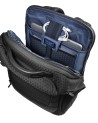  Piquadro - Zaino da Viaggio Modulare in Pelle e Tessuto Porta