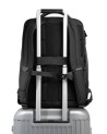  Piquadro - Zaino da Viaggio Modulare in Pelle e Tessuto Porta