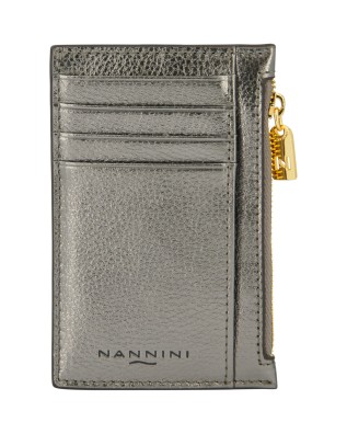 Nannini - Wallis Vertical Leather Credit Card Holder -...