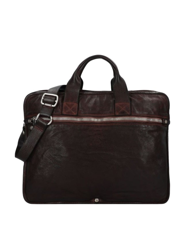 Campomaggi - Leather briefcase with...