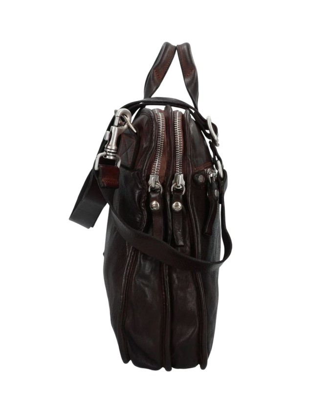 Campomaggi - Leather briefcase with...