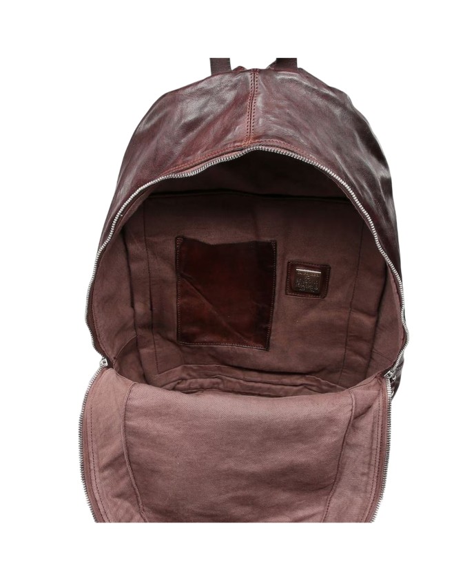  Campomaggi - Zaino donna grande in pelle con tasca esterna
