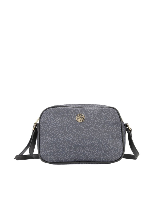  Ynot - Borsa camera bag a tracolla in tessuto logato Cloud