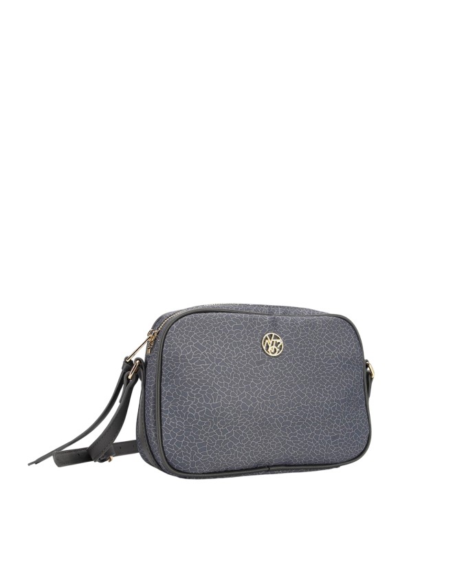  Ynot - Borsa camera bag a tracolla in tessuto logato Cloud