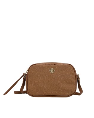  Ynot - Borsa camera bag a tracolla in tessuto logato Cloud