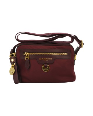Nannini - Small Shoulder Bag with Two Compartments in Nylon and