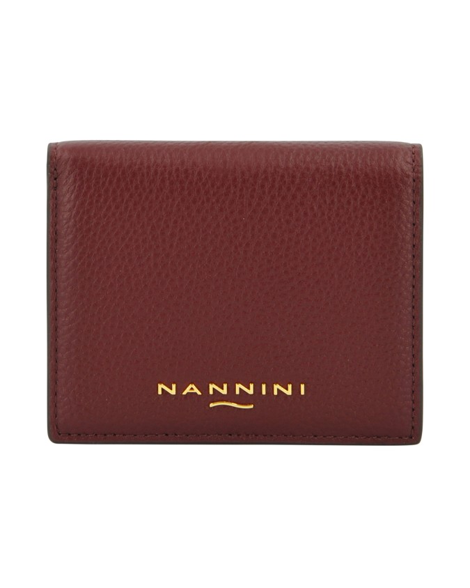  Nannini - Portafoglio donna piccolo in pelle con portamonete
