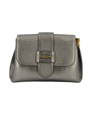 Nannini - Keira Leather Flap Shoulder Bag - PLATINUM