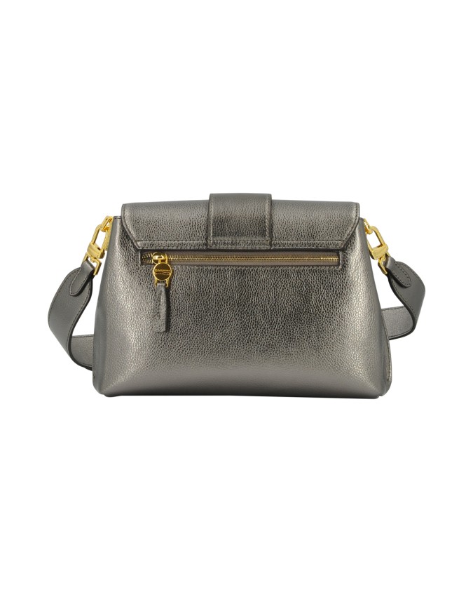  Nannini - Borsa a Tracolla con Patta in Pelle Keira